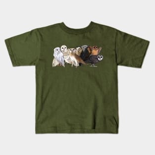 Barn Owl Spectrum Kids T-Shirt